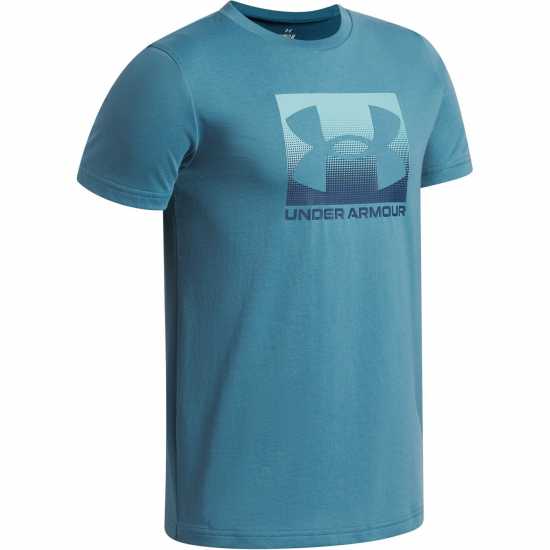 Under Armour Kids' B Boxed Sports Update Short Sleeve T-Shirt Blue/Blue Haze 