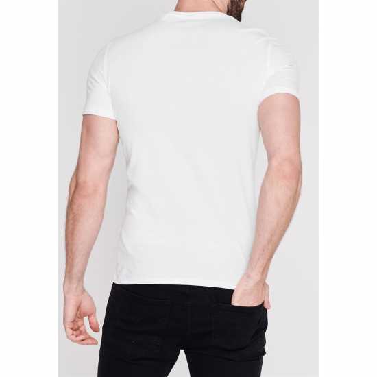 Guess Тениска Logo T Shirt True White 