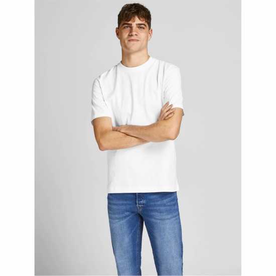 Jack And Jones Тениска Relax Fit T Shirt White Мъжки ризи