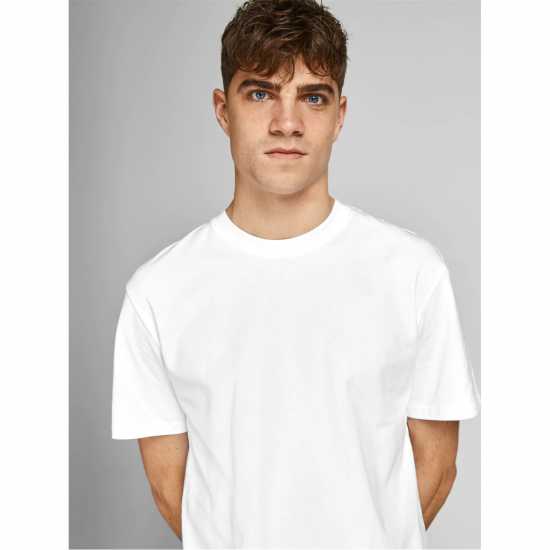 Jack And Jones Тениска Relax Fit T Shirt White Мъжки ризи