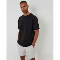 Threadbare Ambrosia Regular Fit T-Shirt Черно