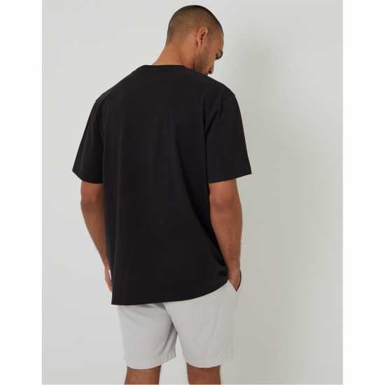 Threadbare Ambrosia Regular Fit T-Shirt Черно Threadbare Ambrosia Regular Fit T-Shirt Черно