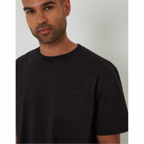 Threadbare Ambrosia Regular Fit T-Shirt Черно Threadbare Ambrosia Regular Fit T-Shirt Черно