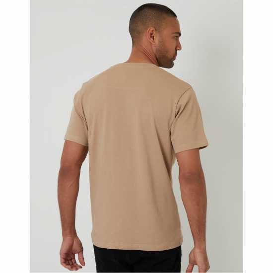 Threadbare Havana Regular Fit T-Shirt "Камък Threadbare Havana Regular Fit T-Shirt "Камък