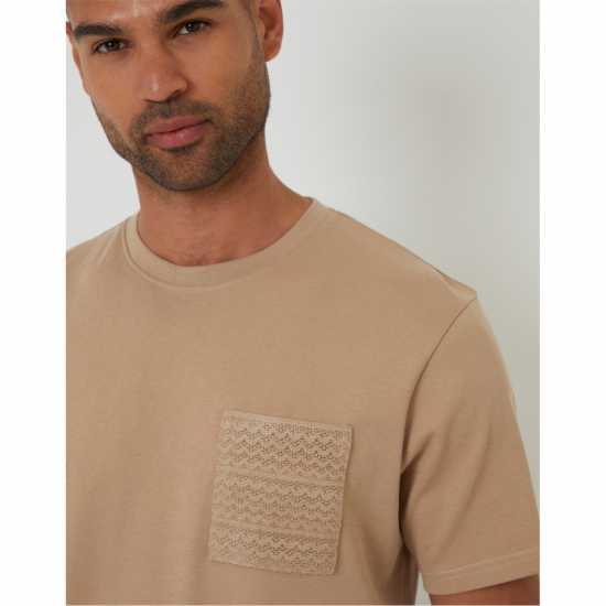 Threadbare Havana Regular Fit T-Shirt "Камък Threadbare Havana Regular Fit T-Shirt "Камък