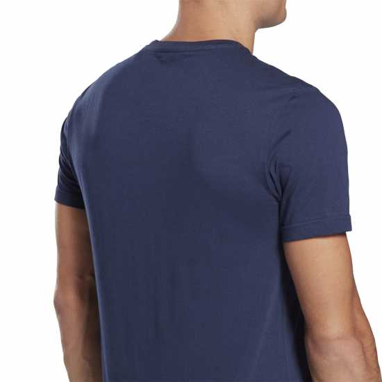 Reebok Мъжка Риза Graphic Series Training T-Shirt Mens Navy Мъжки ризи