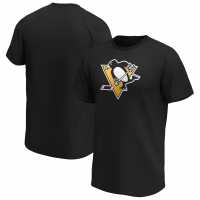 Тениска Nhl Logo T Shirt Penguins Мъжки ризи