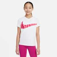 Sale Nike Electric Tee Junior White Детски тениски и фланелки