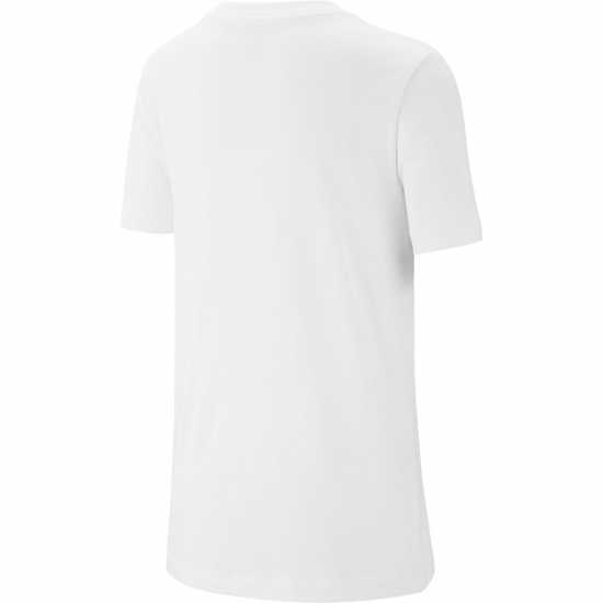 Nike Sportswear T-Shirt Junior Бяло/Черно/Червено Детски тениски и фланелки