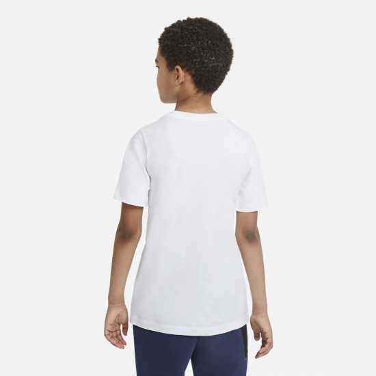 Nike Sportswear T-Shirt Junior Бяло/Черно/Червено Детски тениски и фланелки