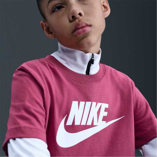 Nike Sportswear T-Shirt Junior Сладък Цвек 