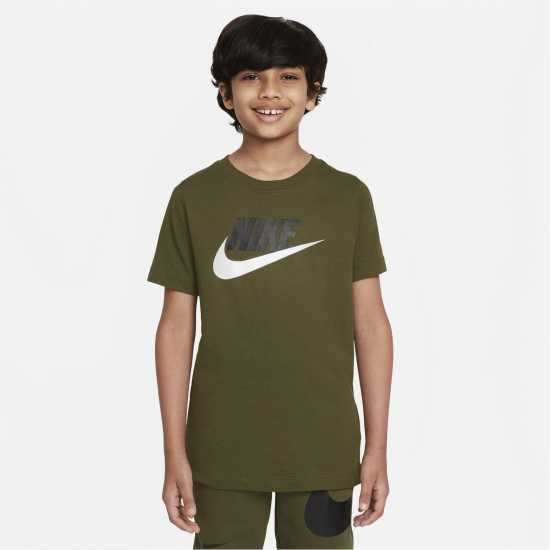 Sale Nike Sportswear T-Shirt Junior Stadium Green Детски тениски и фланелки