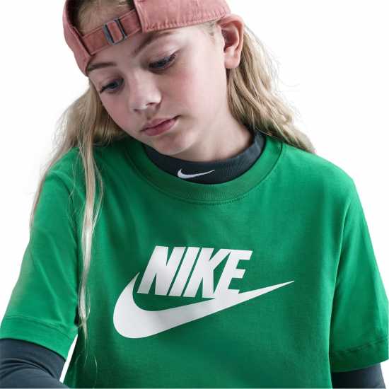 Sale Nike Sportswear T-Shirt Junior Stadium Green Детски тениски и фланелки