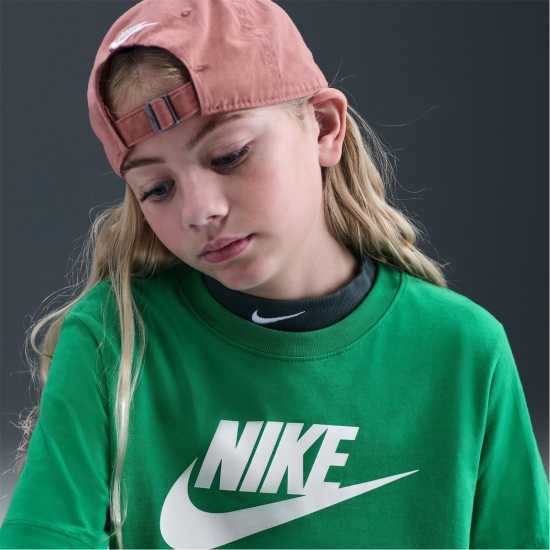 Sale Nike Sportswear T-Shirt Junior Stadium Green Детски тениски и фланелки
