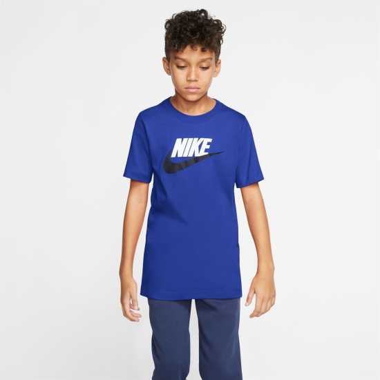 Sale Nike Sportswear T-Shirt Junior Game Royal Детски тениски и фланелки