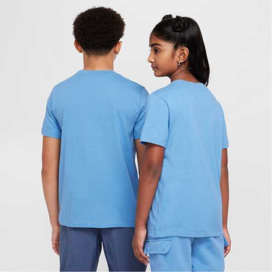 Nike Sportswear T-Shirt Junior Синьо Надвърху Детски тениски и фланелки
