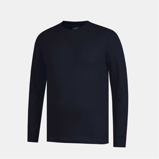 Fabric Regular Fit Waffle T-Shirt Черно Fabric Regular Fit Waffle T-Shirt Черно