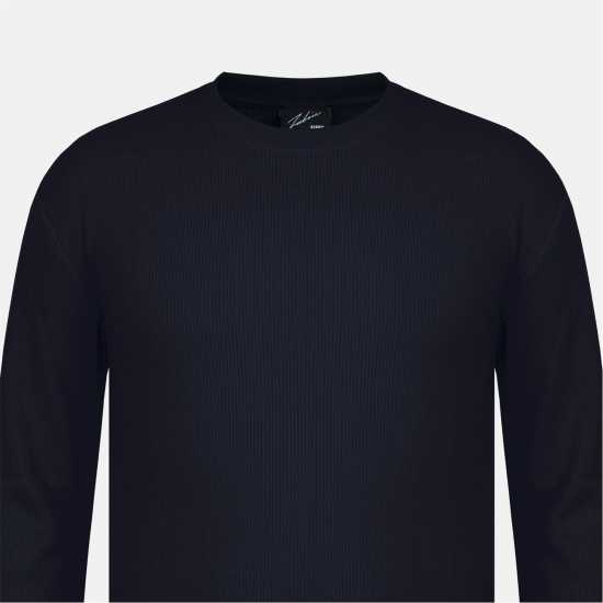 Fabric Regular Fit Waffle T-Shirt Черно Fabric Regular Fit Waffle T-Shirt Черно