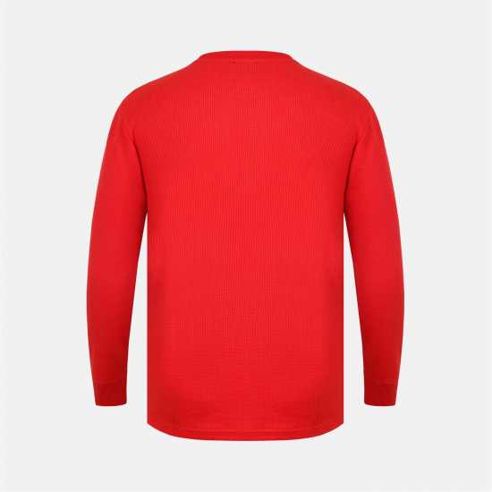 Fabric Men's Regular Fit Waffle T-Shirt Червено 