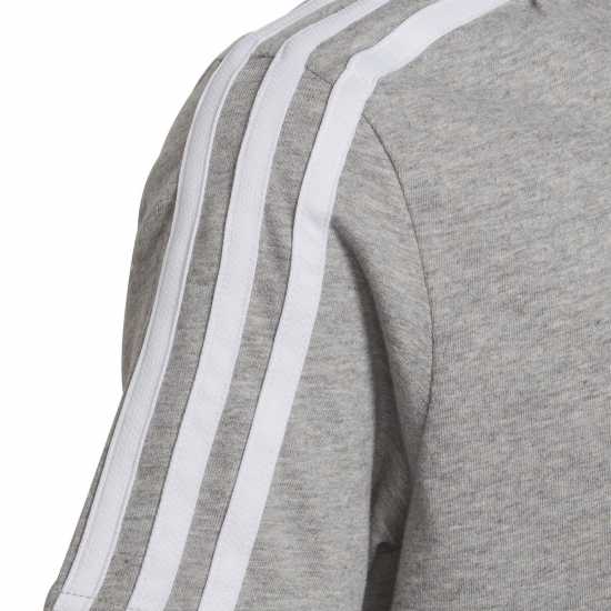Детски тениски и фланелки Adidas 3 Stripe Essentials T-Shirt Junior Сиво Adidas 3 Stripe Essentials T-Shirt Junior Сиво Детски тениски и фланелки