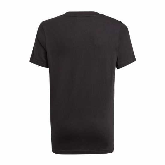 Adidas Stripe Essentials T-Shirt Junior Black/White Детски тениски и фланелки