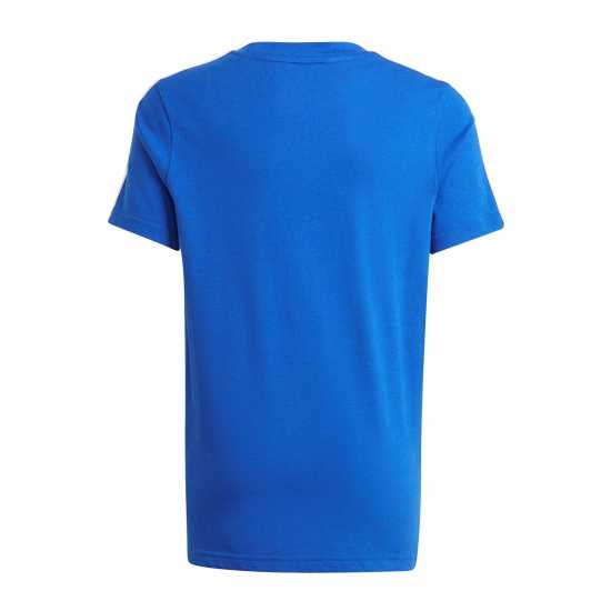 Adidas Stripe Essentials T-Shirt Junior Game Royal/Wht Детски тениски и фланелки