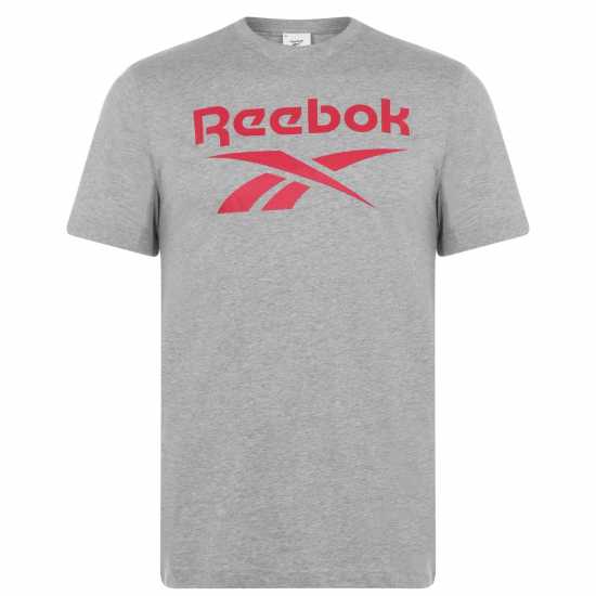 Reebok Boys Elements Graphic T-Shirt Grey Мъжки ризи