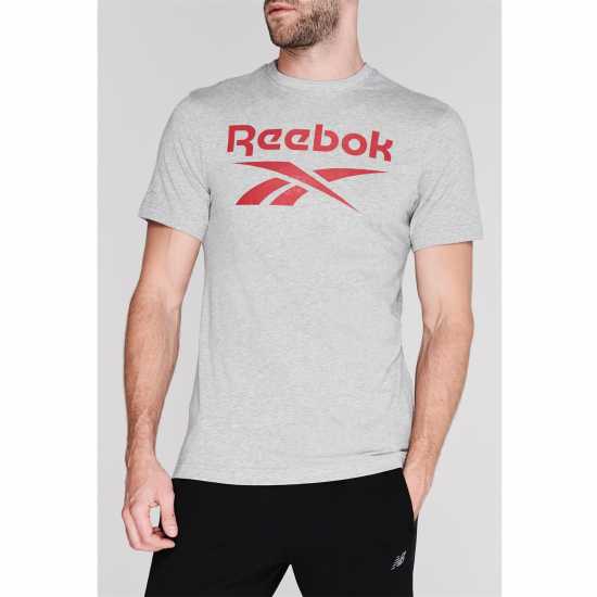 Reebok Boys Elements Graphic T-Shirt Grey - Мъжки ризи