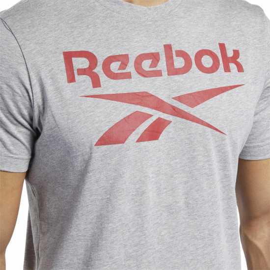Reebok Boys Elements Graphic T-Shirt Grey Мъжки ризи