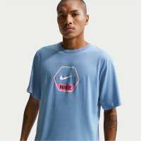 Nike Men's T-Shirt Work Blue 