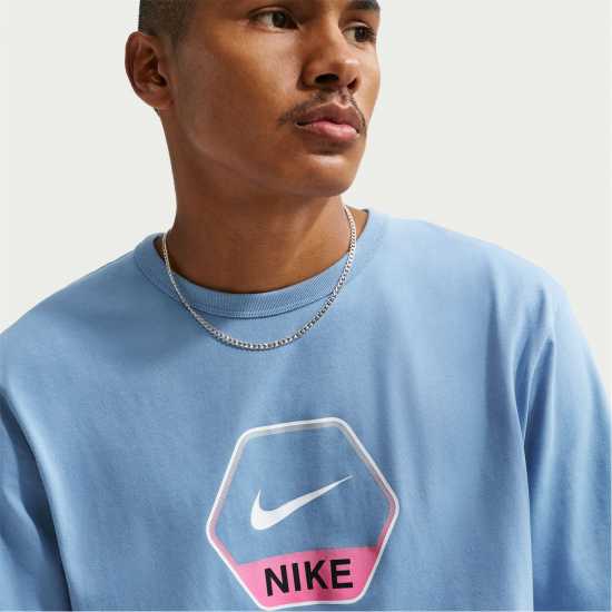 Nike Men's T-Shirt Work Blue Nike Men's T-Shirt Work Blue