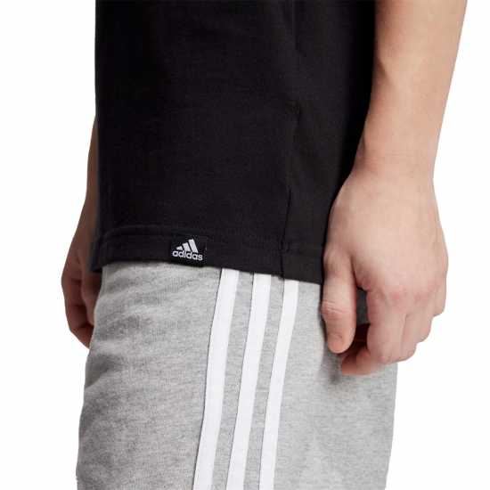 Adidas Детска Тениска Logo T Shirt Junior Бяло/Каки/Сиво Детски тениски и фланелки
