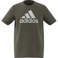 Adidas Детска Тениска Logo T Shirt Junior Khaki SMU Детски тениски и фланелки