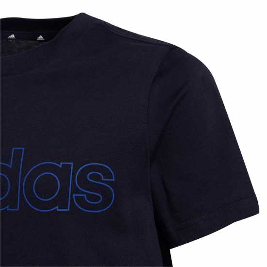 Sale Детска Тениска Adidas Logo T Shirt Junior Свети синьо Детски тениски и фланелки