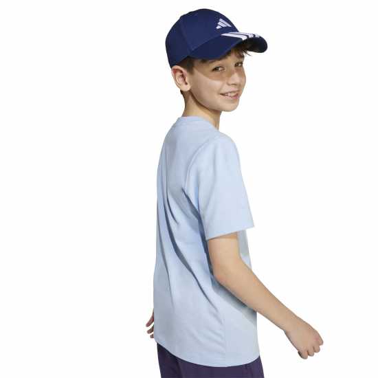 Sale Детска Тениска Adidas Logo T Shirt Junior Свети синьо Детски тениски и фланелки