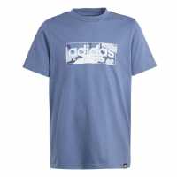Adidas Детска Тениска Logo T Shirt Junior Preloved Fig Детски тениски и фланелки