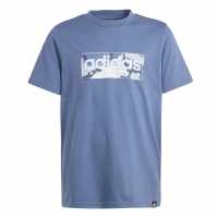 Adidas Детска Тениска Logo T Shirt Junior Предишно Фиг Детски тениски и фланелки