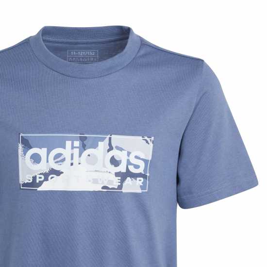 Adidas Детска Тениска Logo T Shirt Junior Preloved Fig Детски тениски и фланелки
