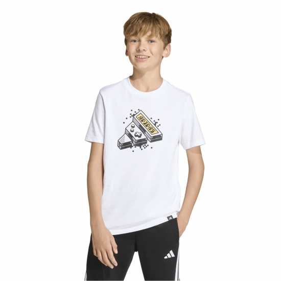 adidas Logo T Shirt Junior  