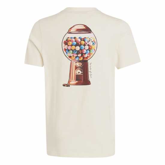 Adidas Детска Тениска Logo T Shirt Junior White 