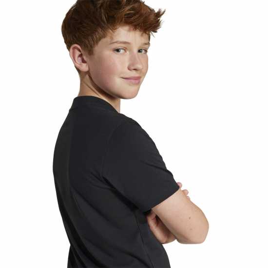 Детски тениски и фланелки Adidas Детска Тениска Logo T Shirt Junior Черно/бяло BOS Adidas Детска Тениска Logo T Shirt Junior Черно/бяло BOS Детски тениски и фланелки