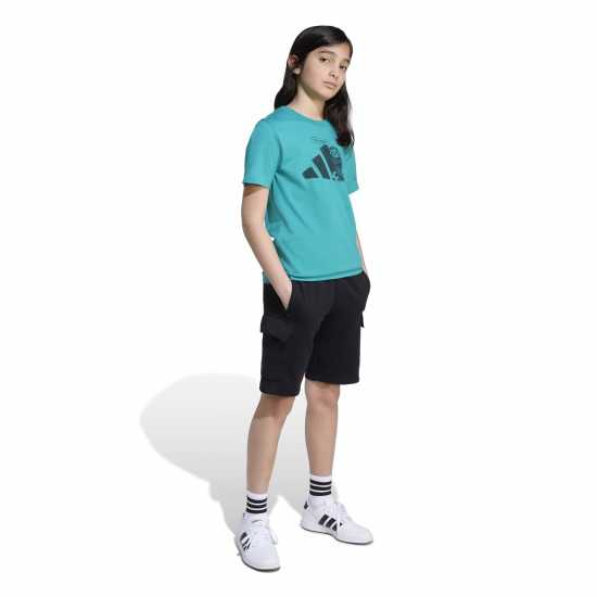 Детски тениски и фланелки Sale Детска Тениска Adidas Logo T Shirt Junior Blk Lin Repeat Sale Детска Тениска Adidas Logo T Shirt Junior Blk Lin Repeat Детски тениски и фланелки