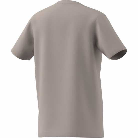 Adidas Детска Тениска Logo T Shirt Junior Taupe SMU Детски тениски и фланелки