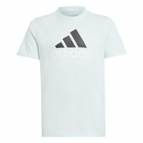 Adidas Детска Тениска Logo T Shirt Junior Хало Минт БОС Детски тениски и фланелки