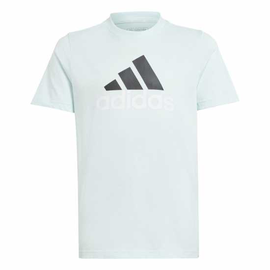 Adidas Детска Тениска Logo T Shirt Junior Хало Минт БОС Детски тениски и фланелки