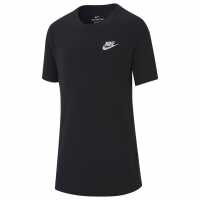 Nike Тениска Момчета Futura T Shirt Junior Boys Black Детски тениски и фланелки