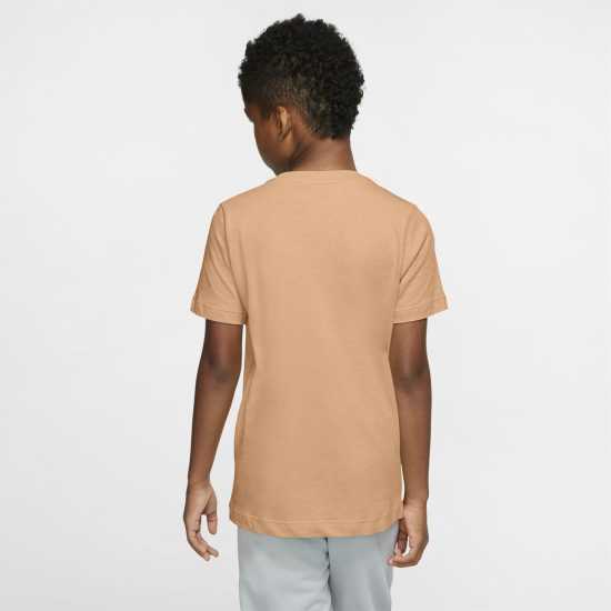 Nike Тениска Момчета Futura T Shirt Junior Boys Safety Orange - Детски тениски и фланелки