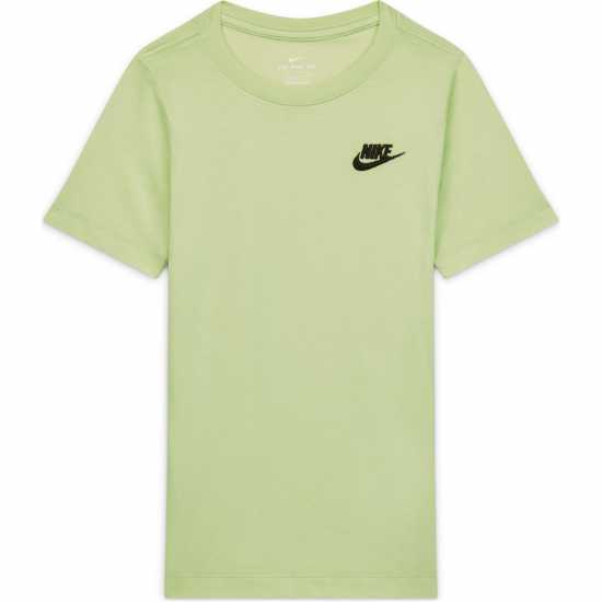 Nike Тениска Момчета Futura T Shirt Junior Boys Stadium Green Детски тениски и фланелки