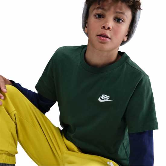 Детски тениски и фланелки Nike Тениска Момчета Futura T Shirt Junior Boys Rough Green Nike Тениска Момчета Futura T Shirt Junior Boys Rough Green Детски тениски и фланелки