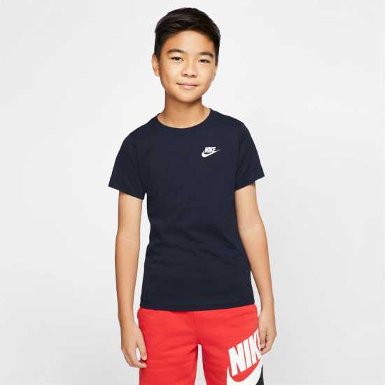Детски тениски и фланелки Nike Тениска Момчета Futura T Shirt Junior Boys Морска синьо Nike Тениска Момчета Futura T Shirt Junior Boys Морска синьо Детски тениски и фланелки